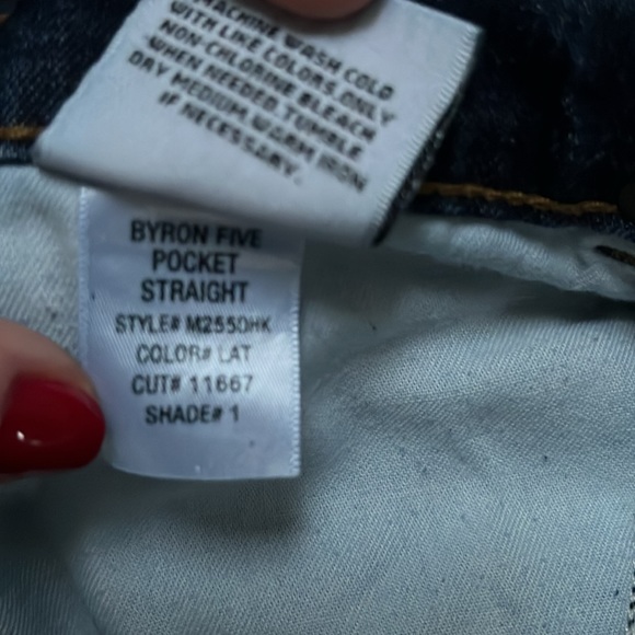 HUDSON Byron Five Pocket Straight Jeans - Picture 10 of 10